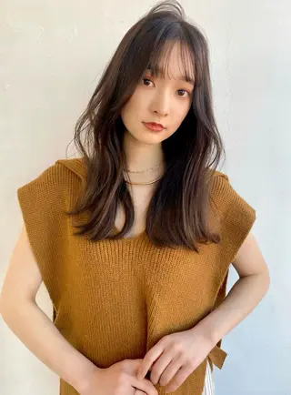 ロング カラー 🥣 hashi 🛋️のヘアスタイル