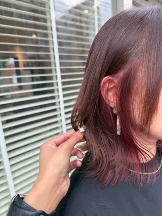 カラー Misaki/坂戸/ 艶カラーのヘアスタイル