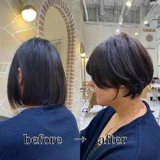 ショート カラー 坂井 茅聖のヘアスタイル