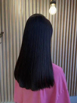 ロング まつお かずねのヘアスタイル