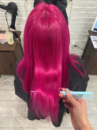 ロング カラー 美髪クリエイター マリアのヘアスタイル