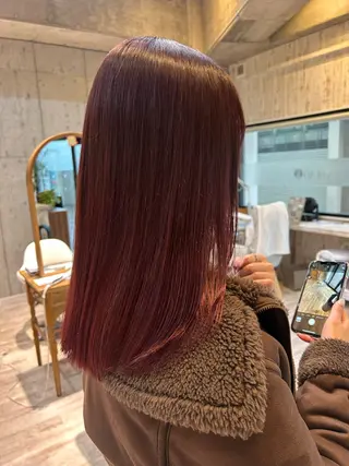 ロング カラー LA・BEAU 赤羽店所属・千葉 優奈のヘアスタイル