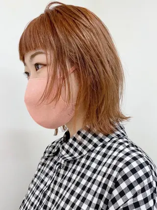 ミディアム カラー 🤎ベージュカラー 🐶メンズパーマのヘアスタイル