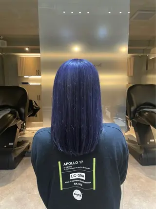 カラー ボブ・レイヤー 田中 励也のヘアスタイル