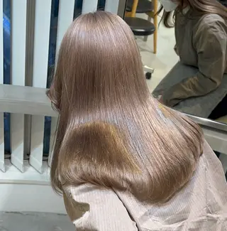 ロング カラー Matsunaga Rihoのヘアスタイル