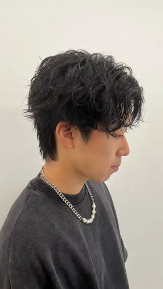 ショート パーマ メンズ 🏆メンズヘア特化 🥇代表りんぺーのヘアスタイル