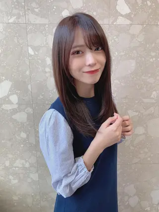 ロング カラー 個室サロンLOUIMADNA栄店所属・髪質改善美容師 個室サロン白金厚哉のヘアスタイル