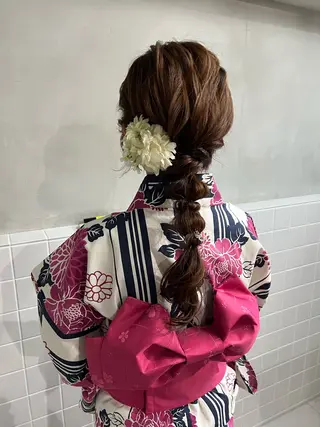 セミロング Loem【ロエム】所属・RINA 【Loem】のヘアスタイル