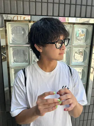 パーマ メンズ 横浜カラー/パーマ/ SAKI💫のヘアスタイル