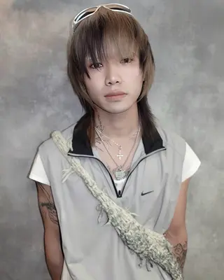 ショート Null 表参道所属・岩下昂世/ ハイトーン/デザインのヘアスタイル