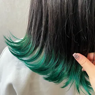 ミディアム カラー ヘアアレンジ 新宿color🐝 AYAKA🌈💖のヘアスタイル