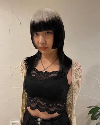 ミディアム ︎︎ yoshikiのヘアスタイル