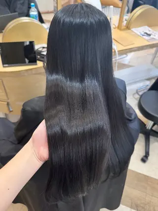 ロング 佐々木 花音のヘアスタイル