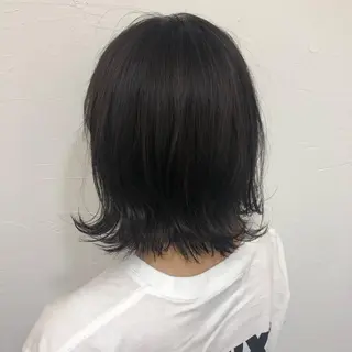 ミディアム カラー GLROW haruhiのヘアスタイル