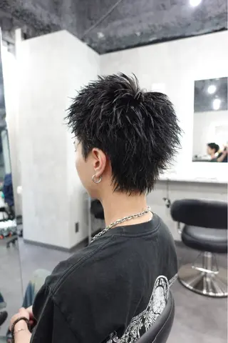ショート パーマ メンズ スパイキーショート/ 短髪/渋谷/kiyoのヘアスタイル