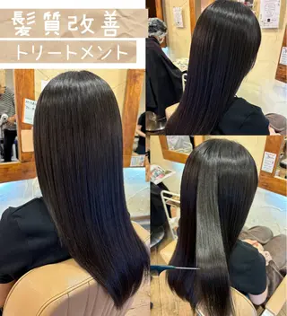 ロング 大鹿 数馬のヘアスタイル