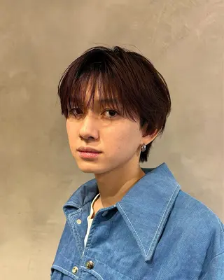 ショート カラー メンズ 🍒暖色カラー🍒 渋谷/YUUのヘアスタイル