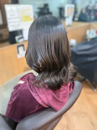 セミロング カラー 🍒Ayana🍒 艶カラー🍒のヘアスタイル