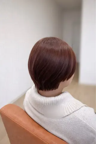 ショート カラー Hair  bloom所属・江角 愛理のヘアスタイル