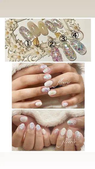 ネイル フルリール 【プライベートサロンのネイルデザイン