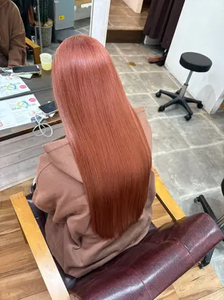 ロング カラー SOYON西大寺店所属・ダブルカラー/ 髪質改善💎安藤のヘアスタイル