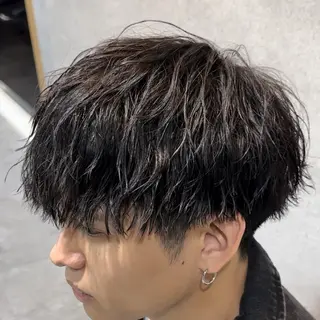 ショート パーマ指名率No1 メンズ特化ケイトのヘアスタイル