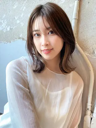 ミディアム また会いたくなる 美容師【KENTA】のヘアスタイル