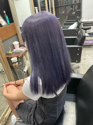 セミロング 大内 志穂のヘアスタイル