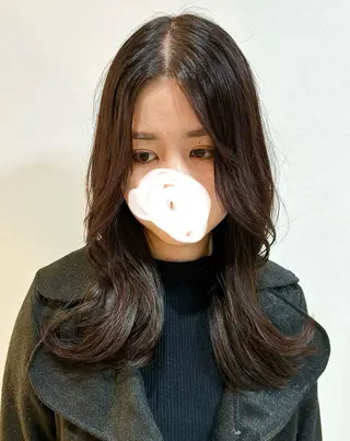 ロング 札幌パーマ 髪質改善/後藤海音のヘアスタイル