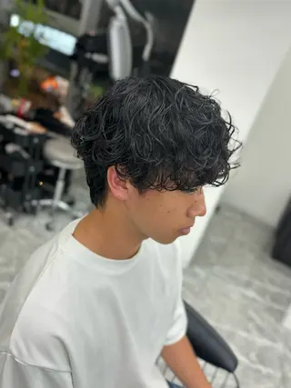 パーマ メンズ 🍐シャドウパーマ メンズ特化/守岡🍐のヘアスタイル