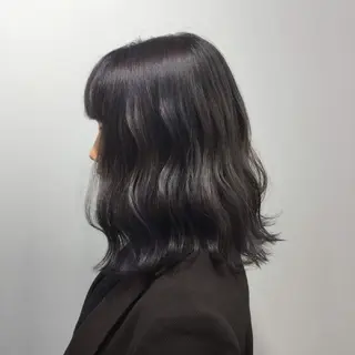 ミディアム カラー 艶髪サラサラカラー 🌈前原健吾のヘアスタイル