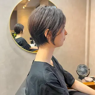 ショート カラー 瀧　元気/ショート/ 白髪ぼかし/髪質改善のヘアスタイル