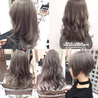 ロング カラー モテ髪透明感❤️ デイズヘアカラーのヘアスタイル