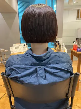 ショート カラー ヘアアレンジ 、 、のヘアスタイル
