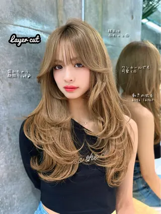 ロング カラー ゆーだい🇰🇷韓国 🇰🇷×髪質改善のヘアスタイル