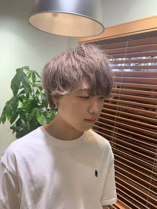 ショート カラー 園田 将士のヘアスタイル