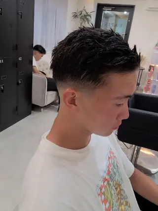 メンズ ショート Lapis 名古屋駅前店所属・LEN名古屋/パーマ 海外ヘア/メンズ特化のヘアスタイル