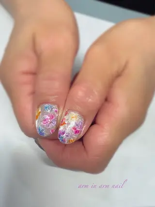 ネイル arm in arm ︎✿Yamamotoのマツエク・マツパデザイン