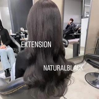 ロング カラー エクステ🩵ブリーチ 韓国ヘア🩵KAEのヘアスタイル