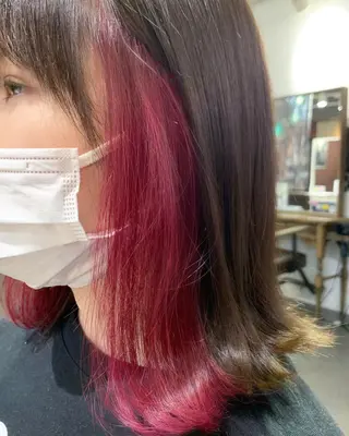 カラー エミュスト心斎橋所属・🎨カラー&髪質改善 松葉優希のヘアスタイル