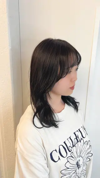 ミディアム tomu/大名/艶髪 髪質改善/透明感のヘアスタイル