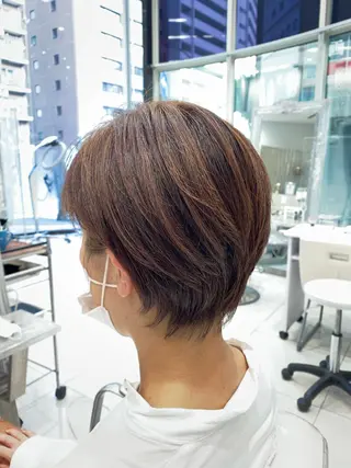 ショート カラー 店舗代表　佐藤 幸平のヘアスタイル