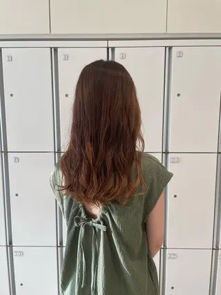 ロング パーマ 吉原 雪乃のヘアスタイル