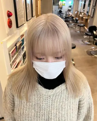 セミロング 渋谷/暖色系カラー kotoha🍊のヘアスタイル