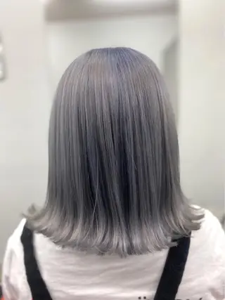 ミディアム カラー ヘアアレンジ メンズ 🌟ブリーチ特化型 ハイトーンカラー🌟のヘアスタイル