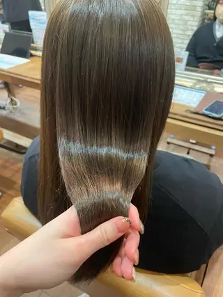 セミロング 中村咲月/髪質改善 /耳つぼジュエリーのヘアスタイル