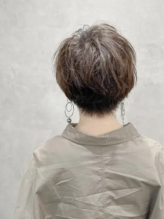 ショート カラー 🎁無料カットカラー 📷撮影モデル募集✨のヘアスタイル