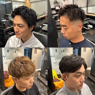 ショート メンズ ツイスパ/メンズ パーマ/歩夢のヘアスタイル