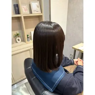 ミディアム 艶髪/カラー/ まつりのヘアスタイル