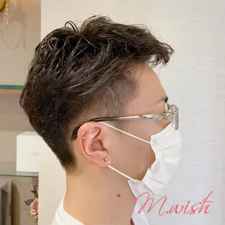 ショート パーマ 長田 尚大のヘアスタイル